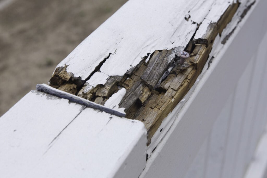 Rotten Wood Railing