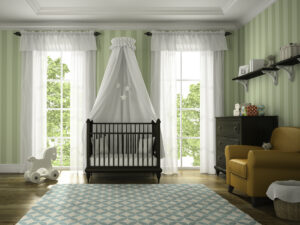 Wallpapering in Children’s Room