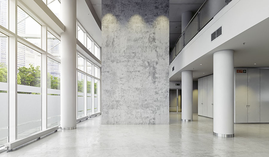 modern business hall